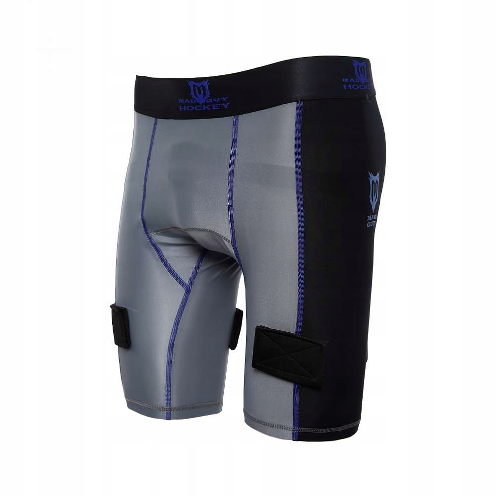 Hokejové kompresní šortky se suspenzorem Basic Sr S