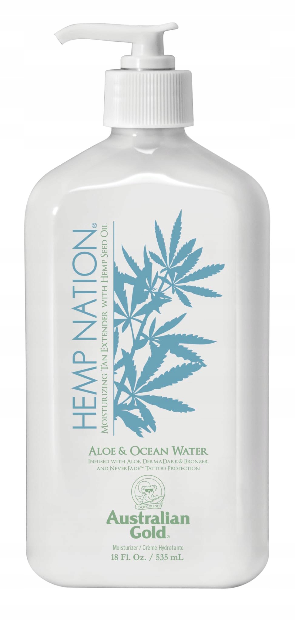 Australian Gold Hemp Nation Pleťové mléko s aloe vera a oceánskou vodou 535 ml