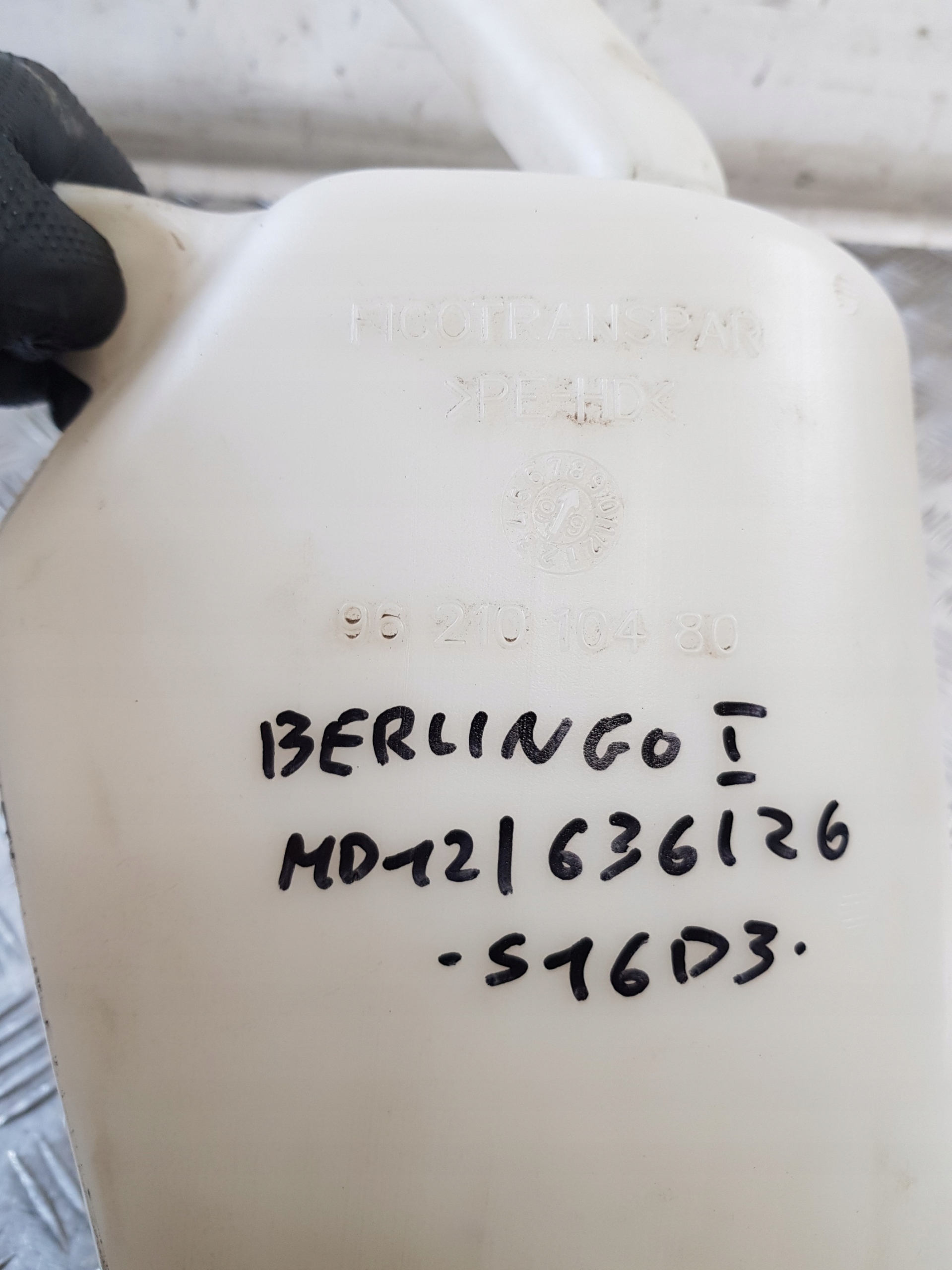 serbatoio LIQUIDO LAVAFARI Pompa 9621010480 CITROEN BERLINGO e