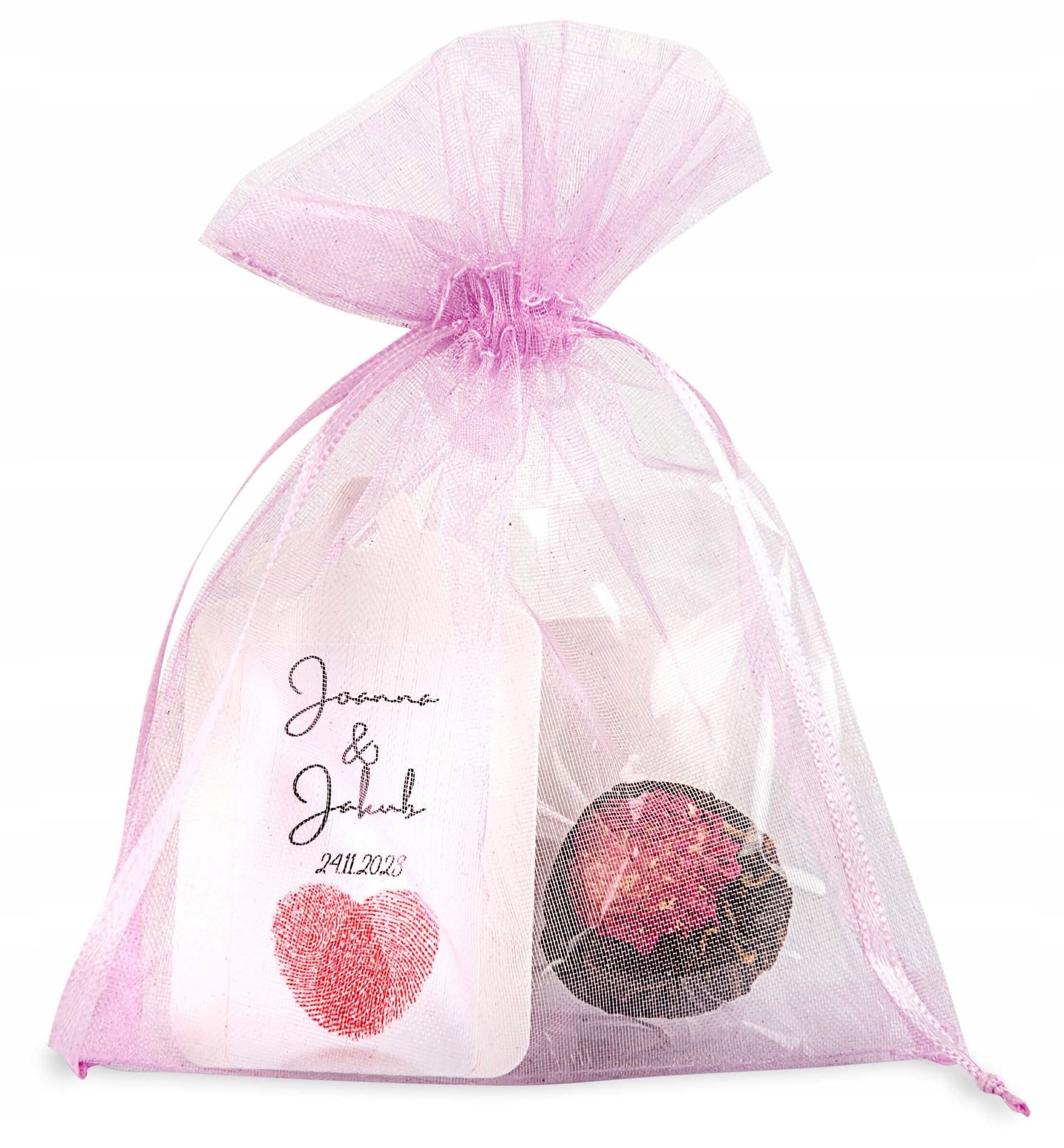 Podziękowania dla gości ślub herbata kwitnąca