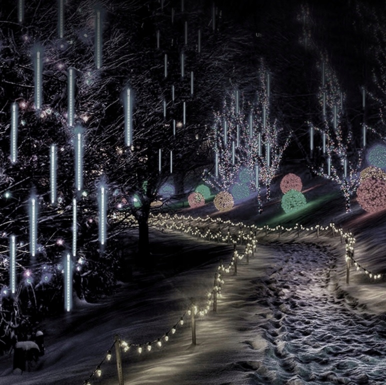 LAMPKI SOPLE METEORY LED PADAJĄCY ŚNIEG 50cm IP44 Marka Springos