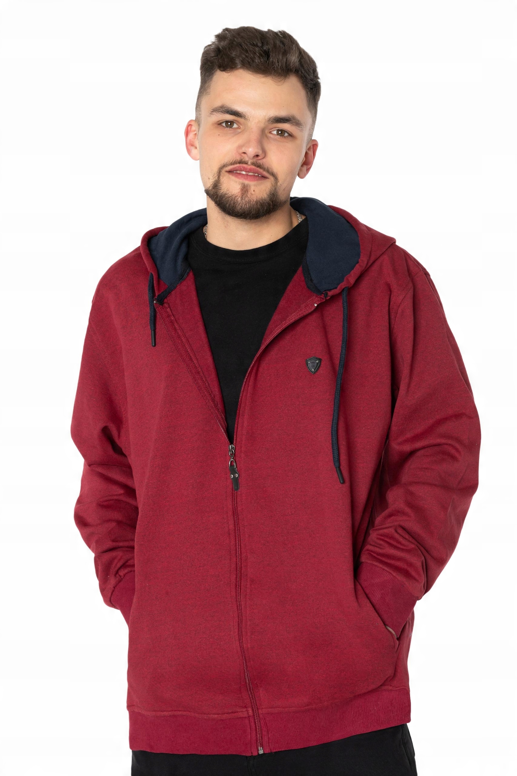 

Duża Bluza Dresowa Męska Rozsuwana Sport 634-2 4XL