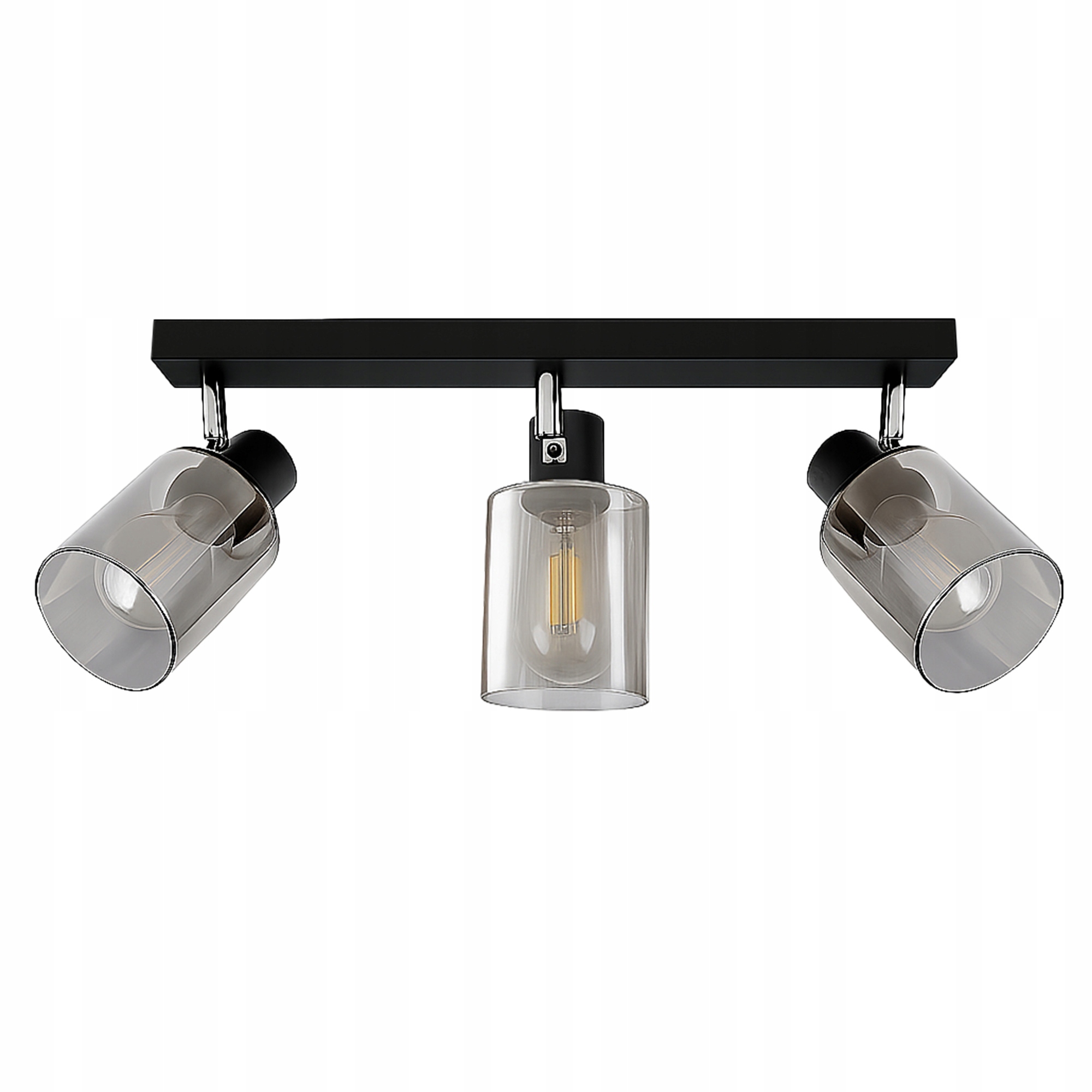 stropní svítidlo Led závěsná skleněná lampa moderní loft 3xE27 stropní svítidlo