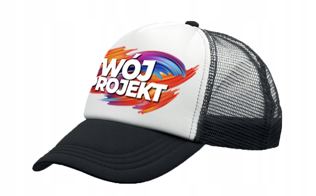 

Czapka z daszkiem z własnym nadrukiem Grafiką Logo