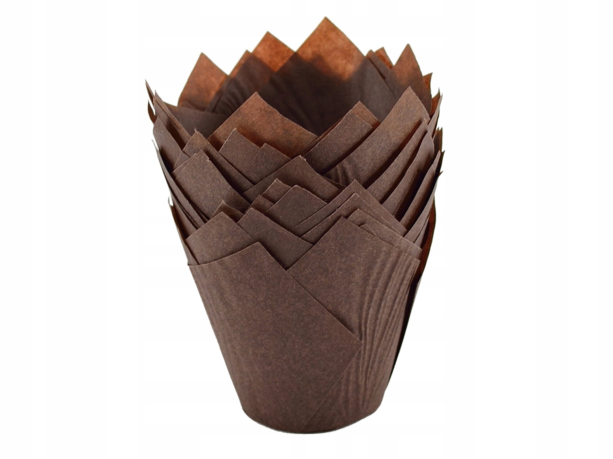 

Papilotki do muffinek tulipan brązowe 600 sztuk