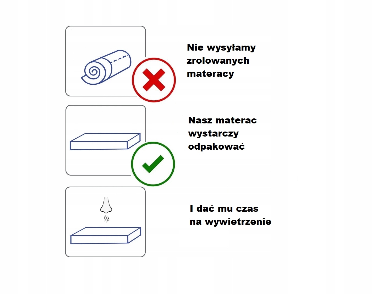 Materac multipocket COMFORT FULL 70x200 WERNIGHT Twardość materaca H3