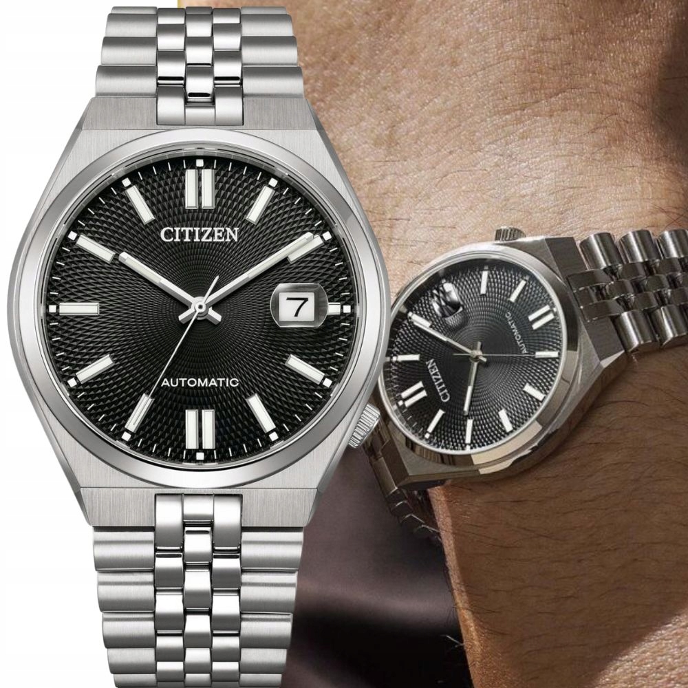 Zegarek męski Citizen NK0020-55E Tsuyosa 60 Automatic srebrny