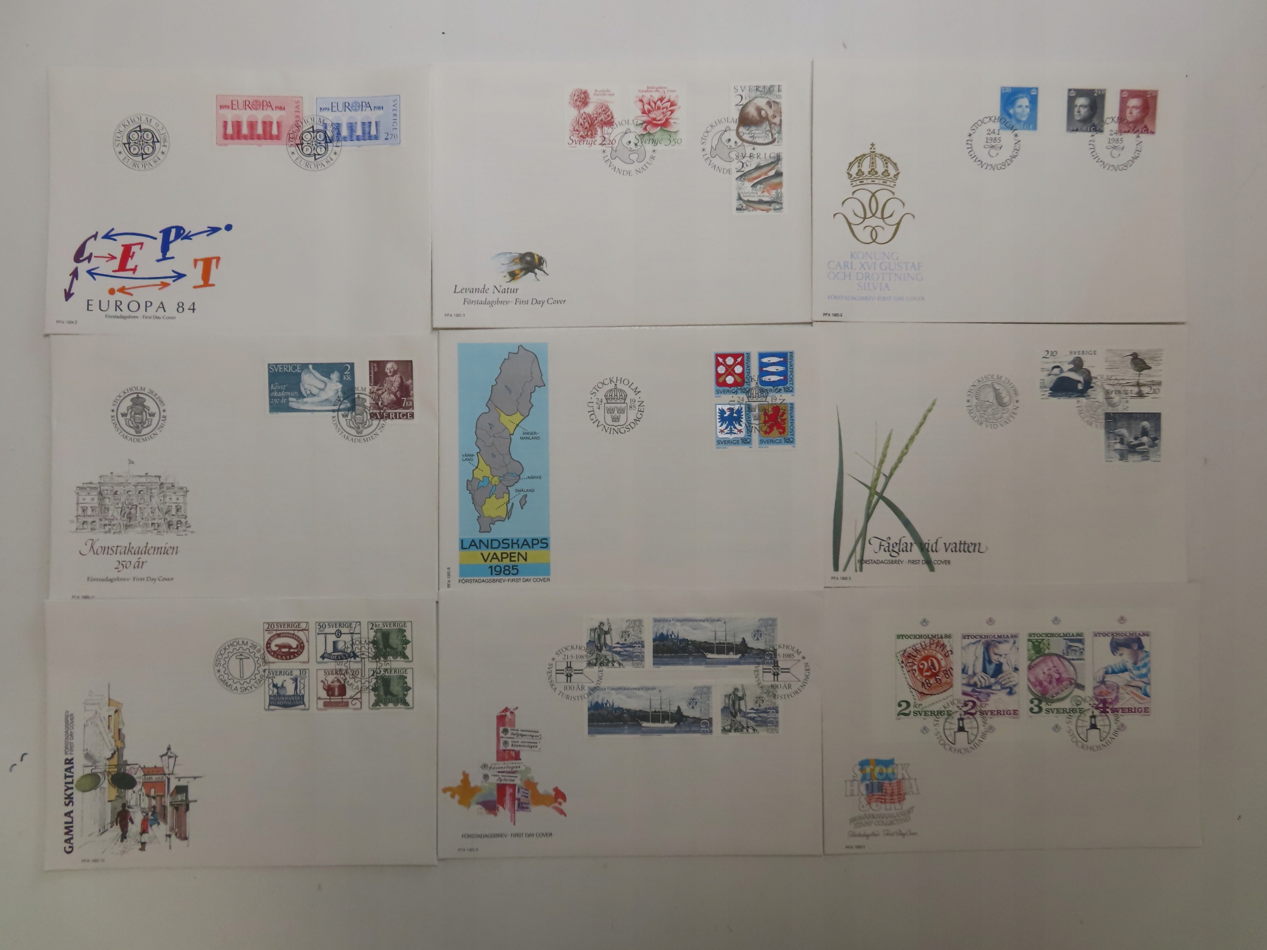 FDC Szwecja kas. B9527