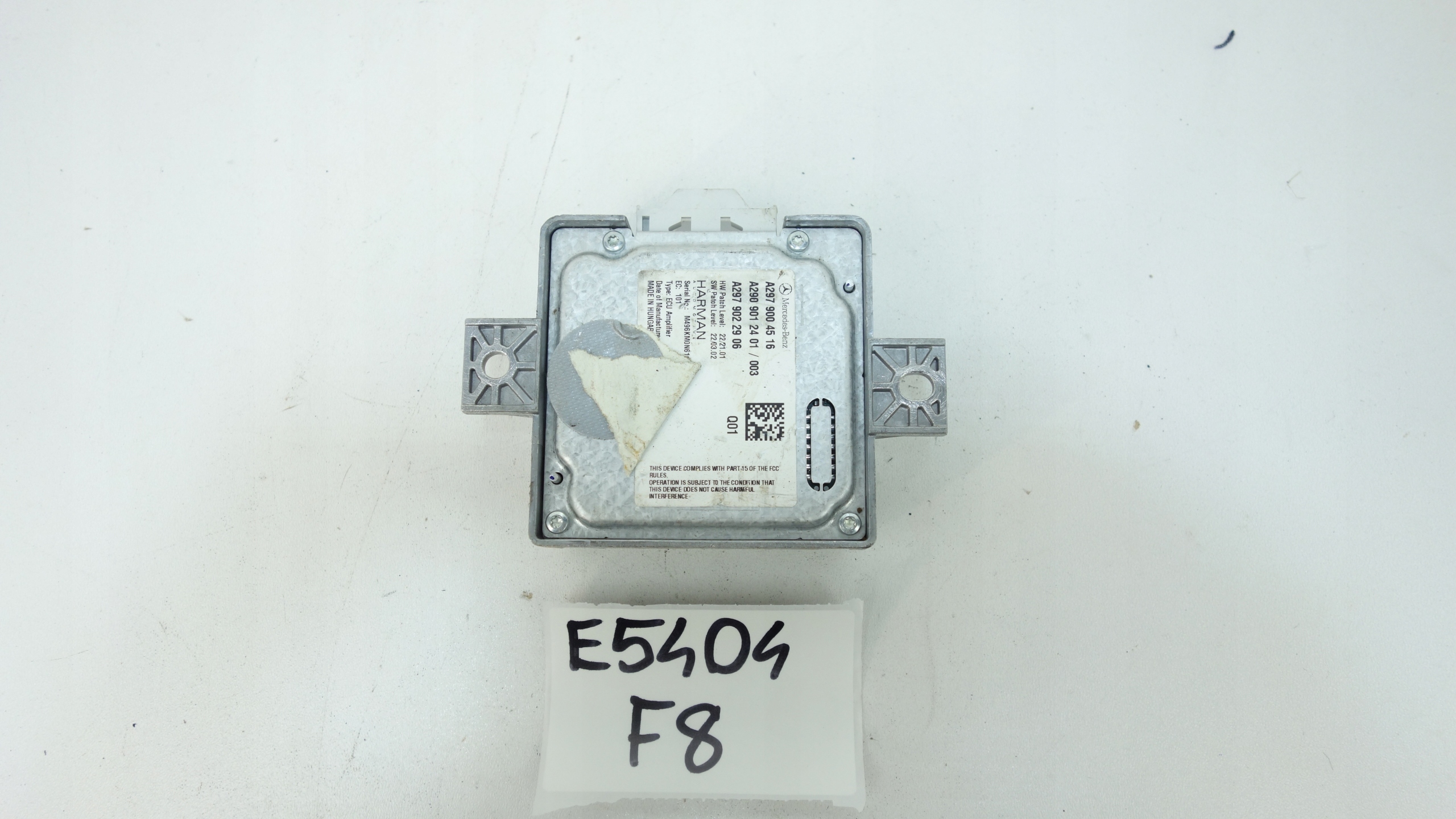 amplifier HARMAN MERCEDES EQS V297 2021- A2979004516