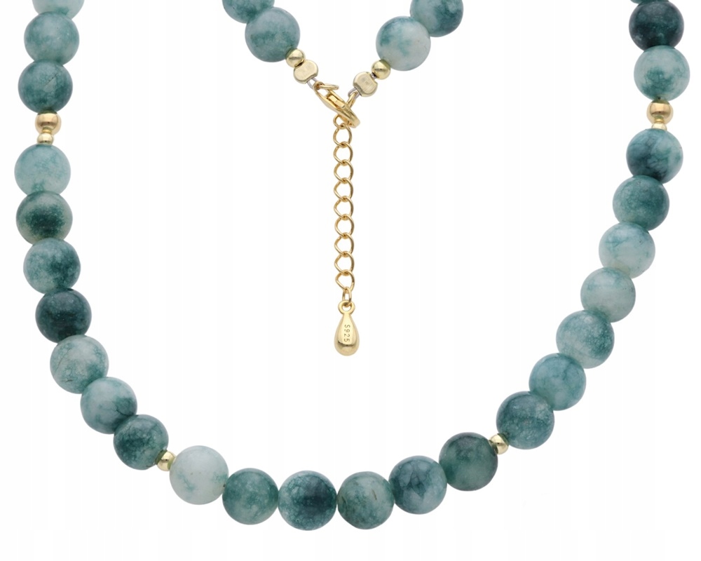 Stříbrný náhrdelník Ag 925 Jadeit PW0160324NG