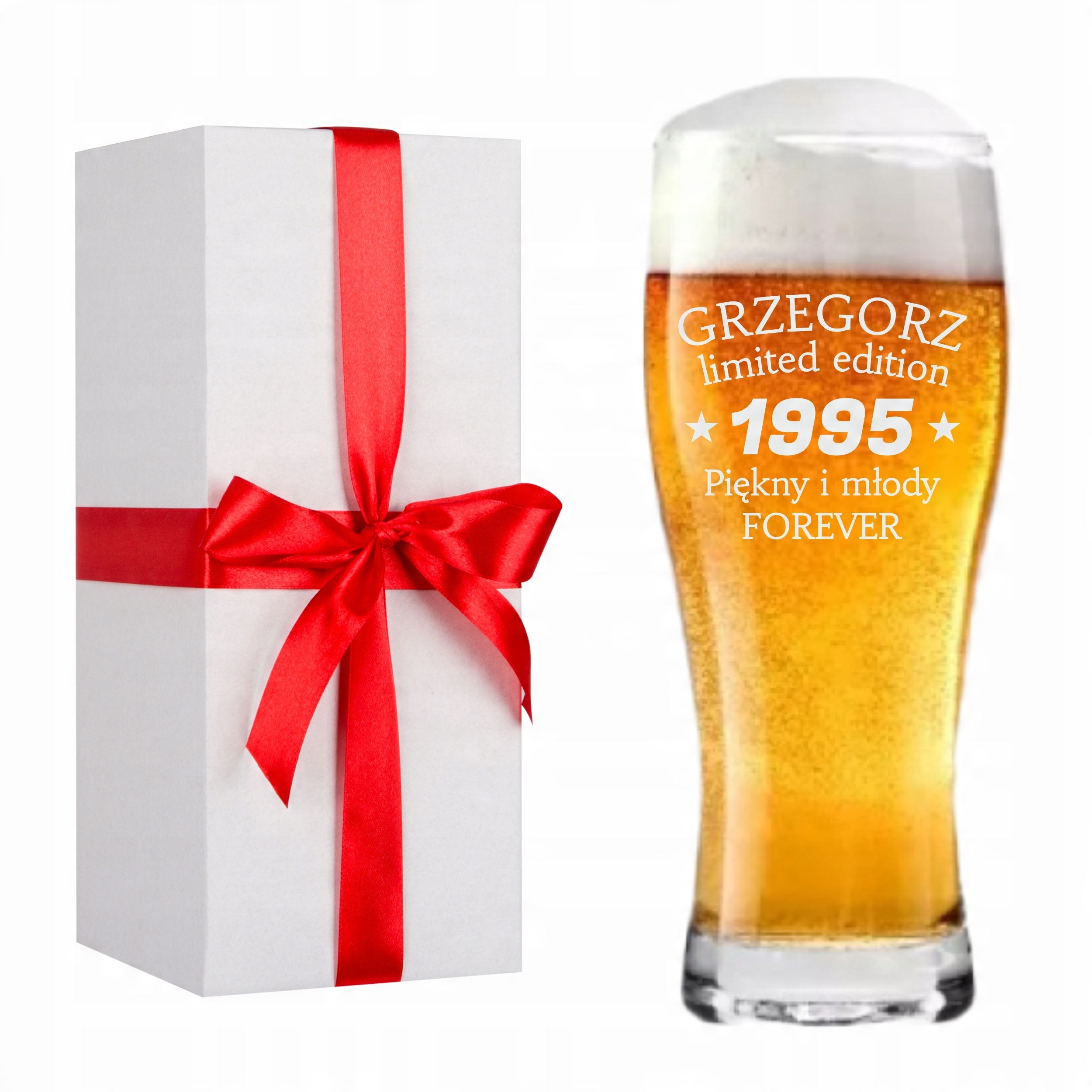 

Szklanka Do Piwa z grawerem Krosno 500ML