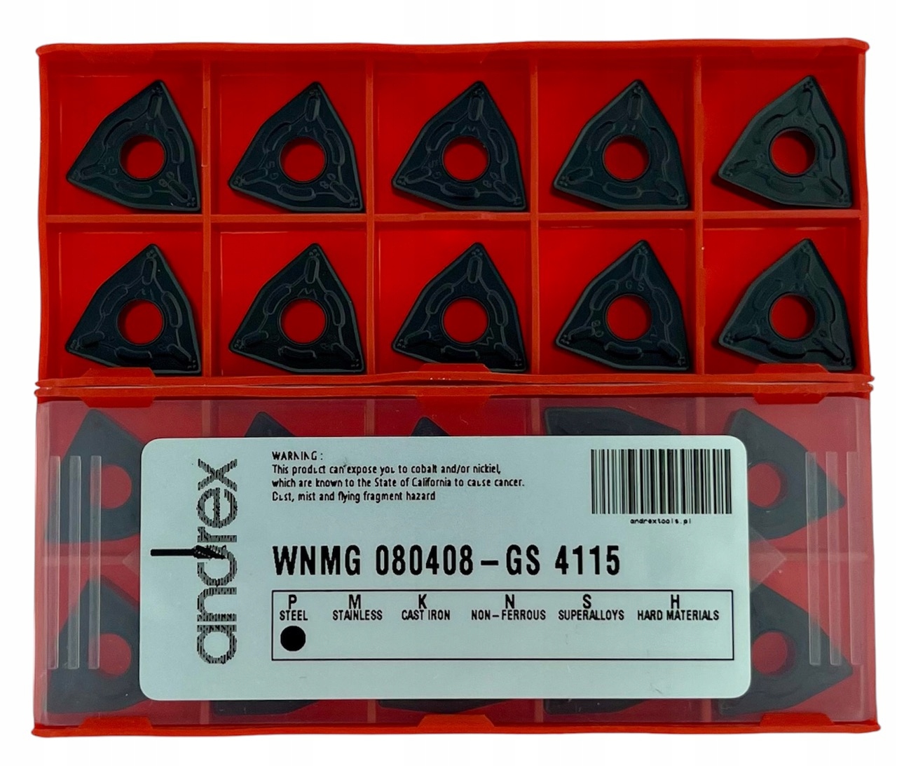 Płytki węglikowe WNMG 080408 GS 4115 STAL