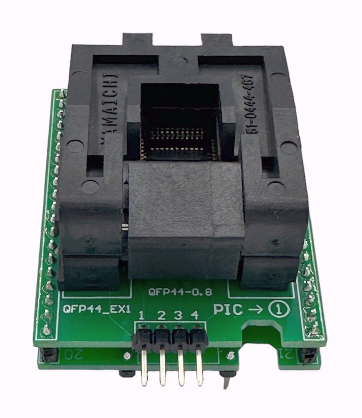 Adapter TQFP44 QFP44 ZIF (Yamaichi) dla programatora XGecu T48 Kod producenta 71067374