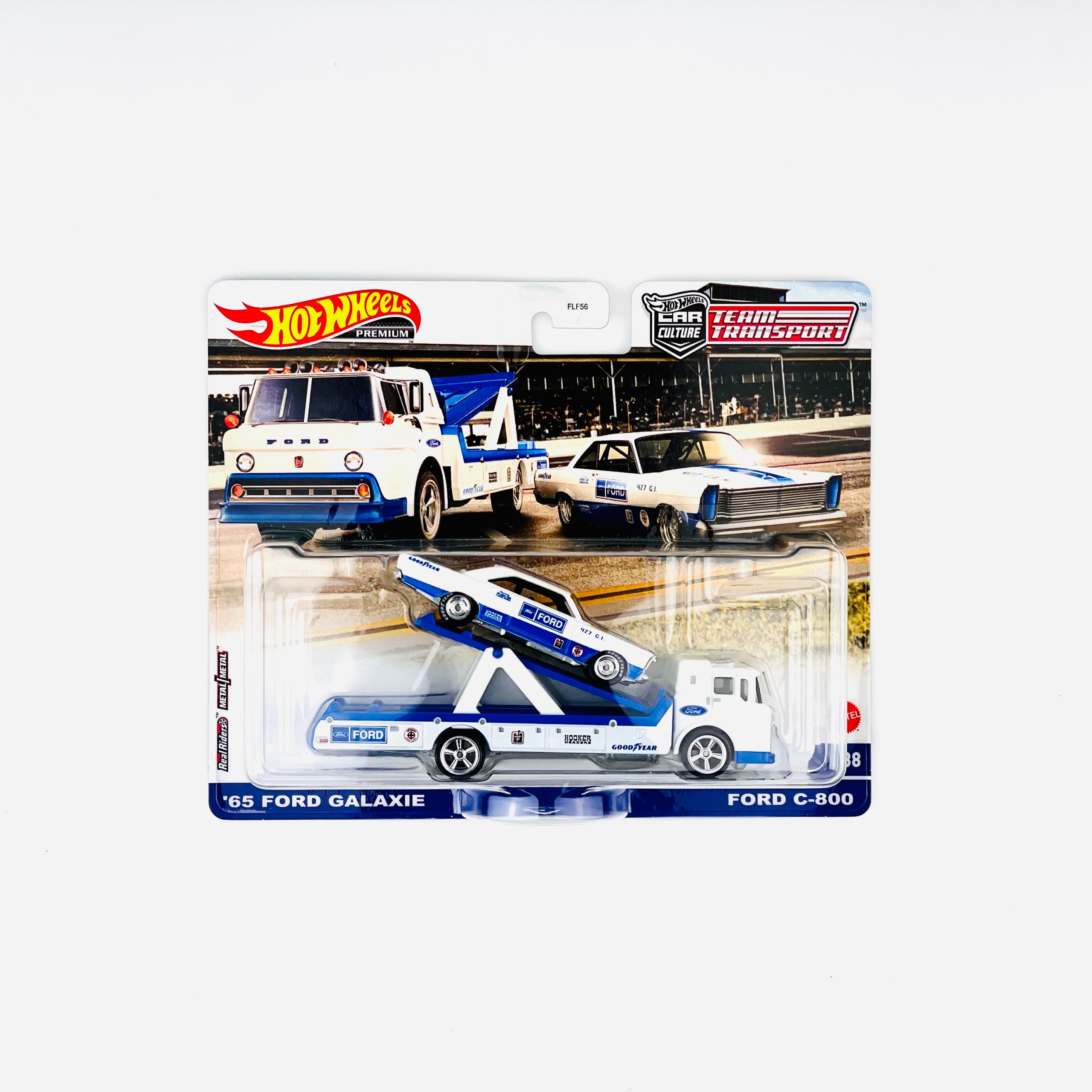 Ford Galaxie Ford C-800 Car Culture Team Transport Hot Wheels Premium 1:64