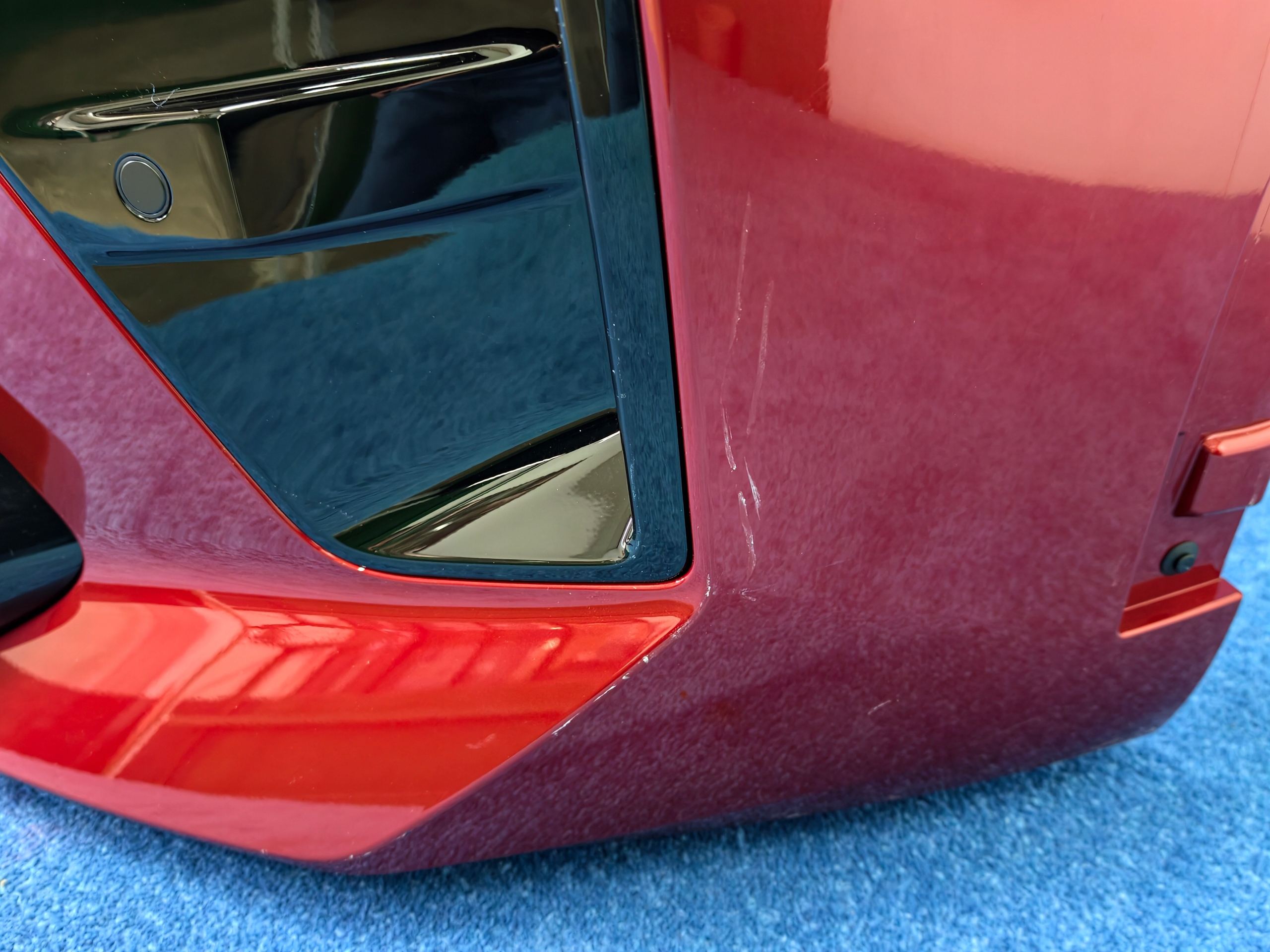 BMW IX2 X2 U10 bumper front front complete 6X PDC red 51117884917