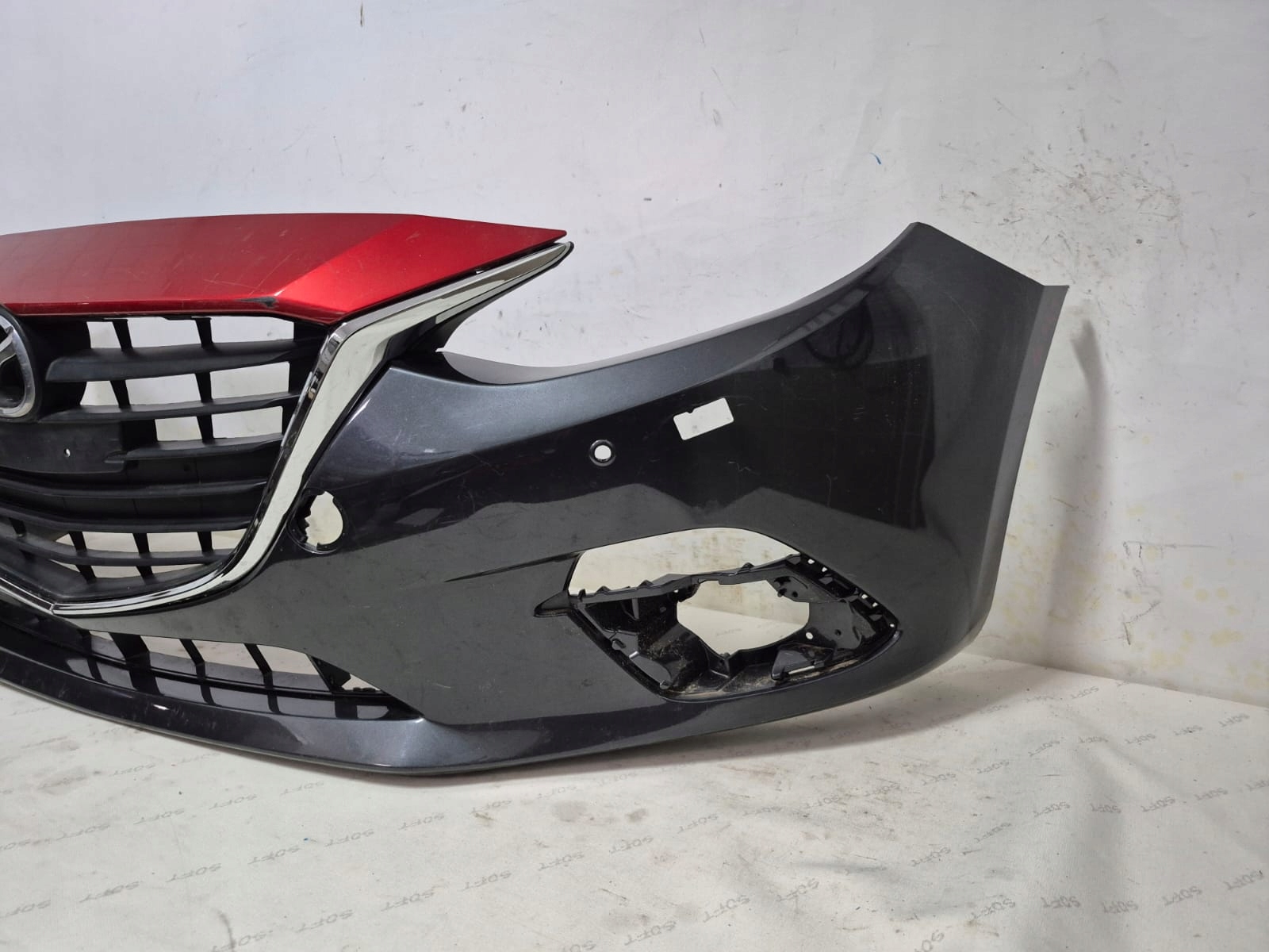 MAZDA 3 III BM 13- bumper front front grill grid SPR PDC BHN1-50031