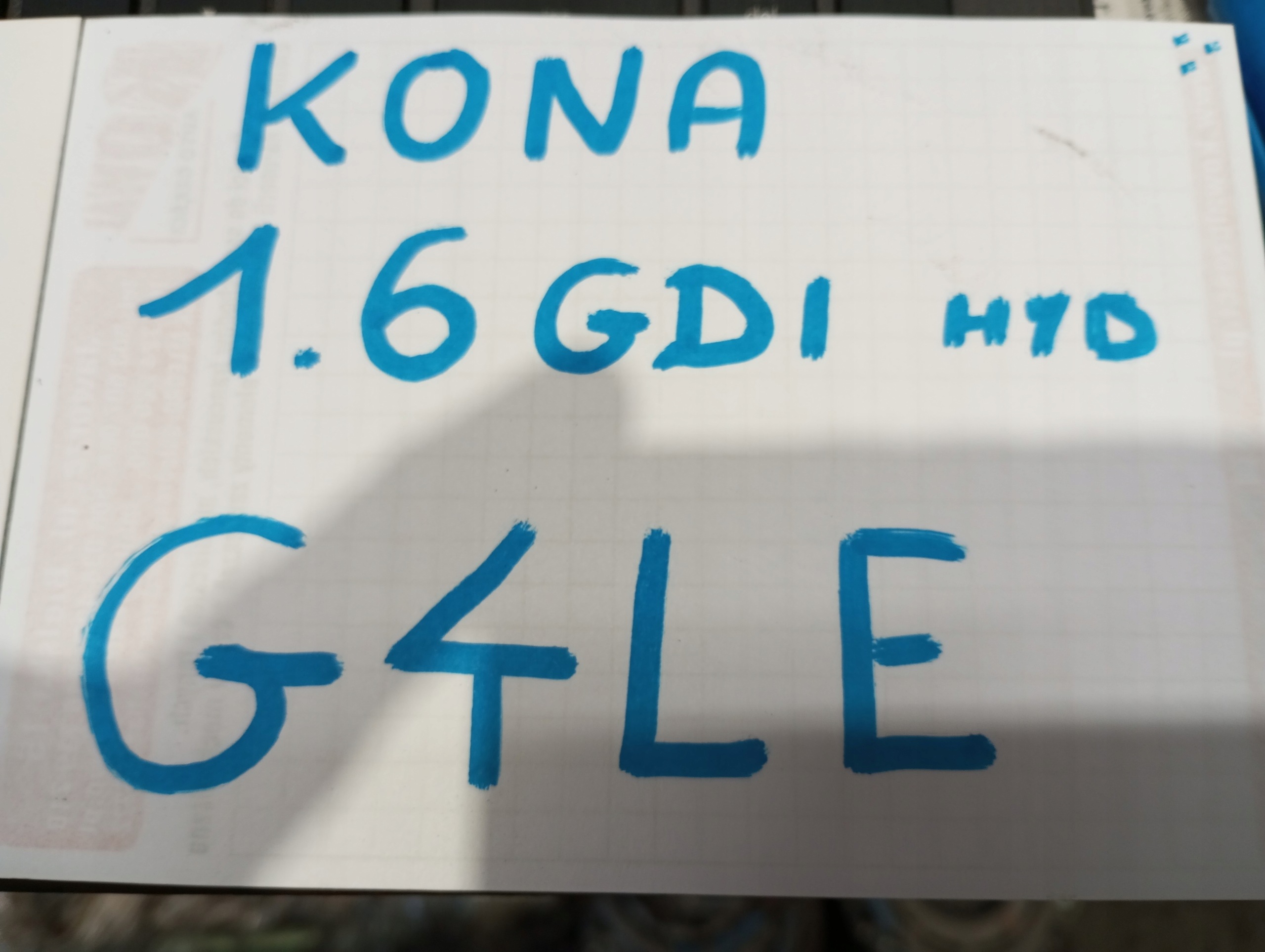 Motore MOTOR KONA NIRO II 1.6 hyb G4LE