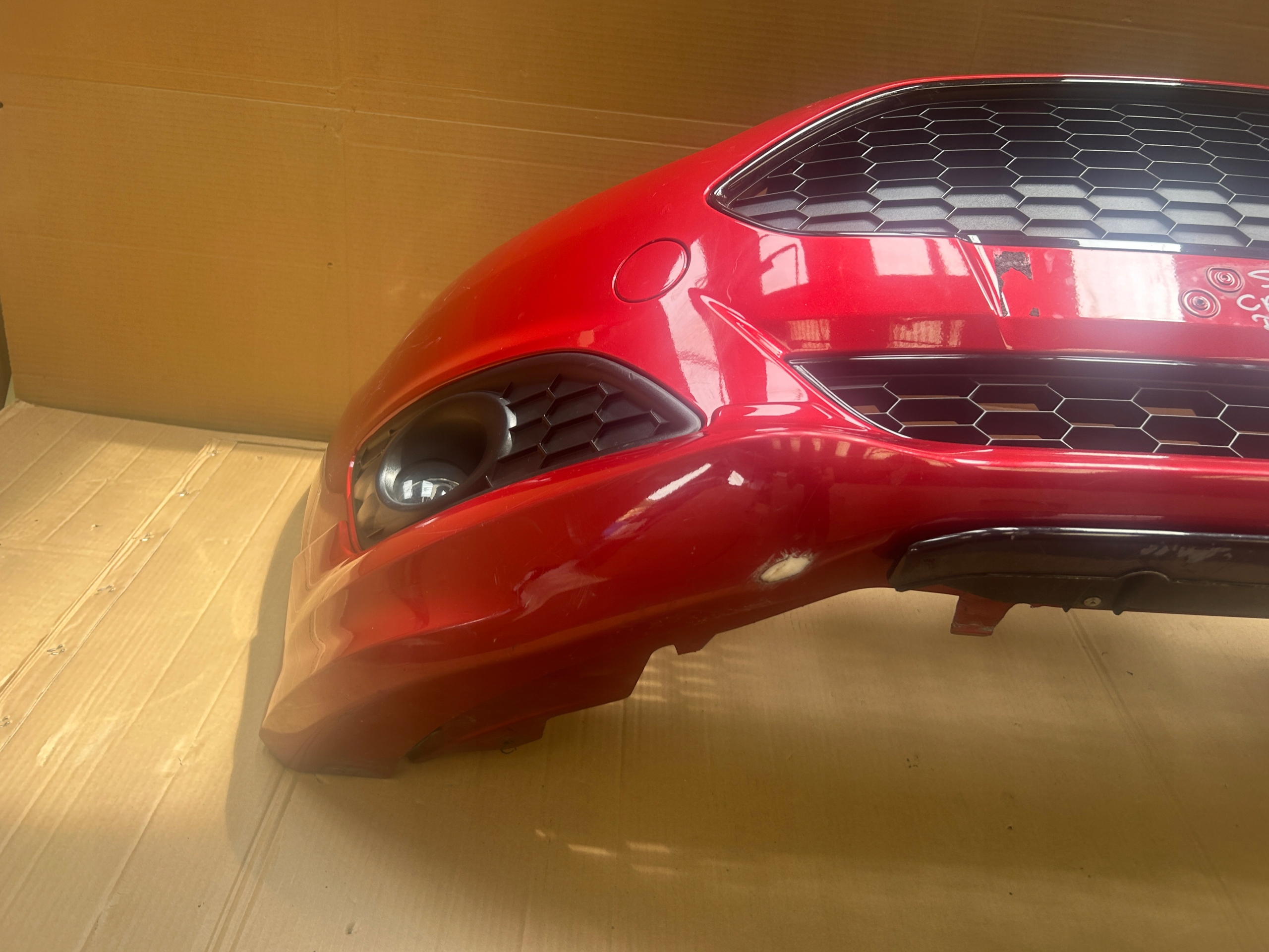 FORD FIESTA MK7 LIFT 2012-2017 ST-LINE bumper front CANDY RED original