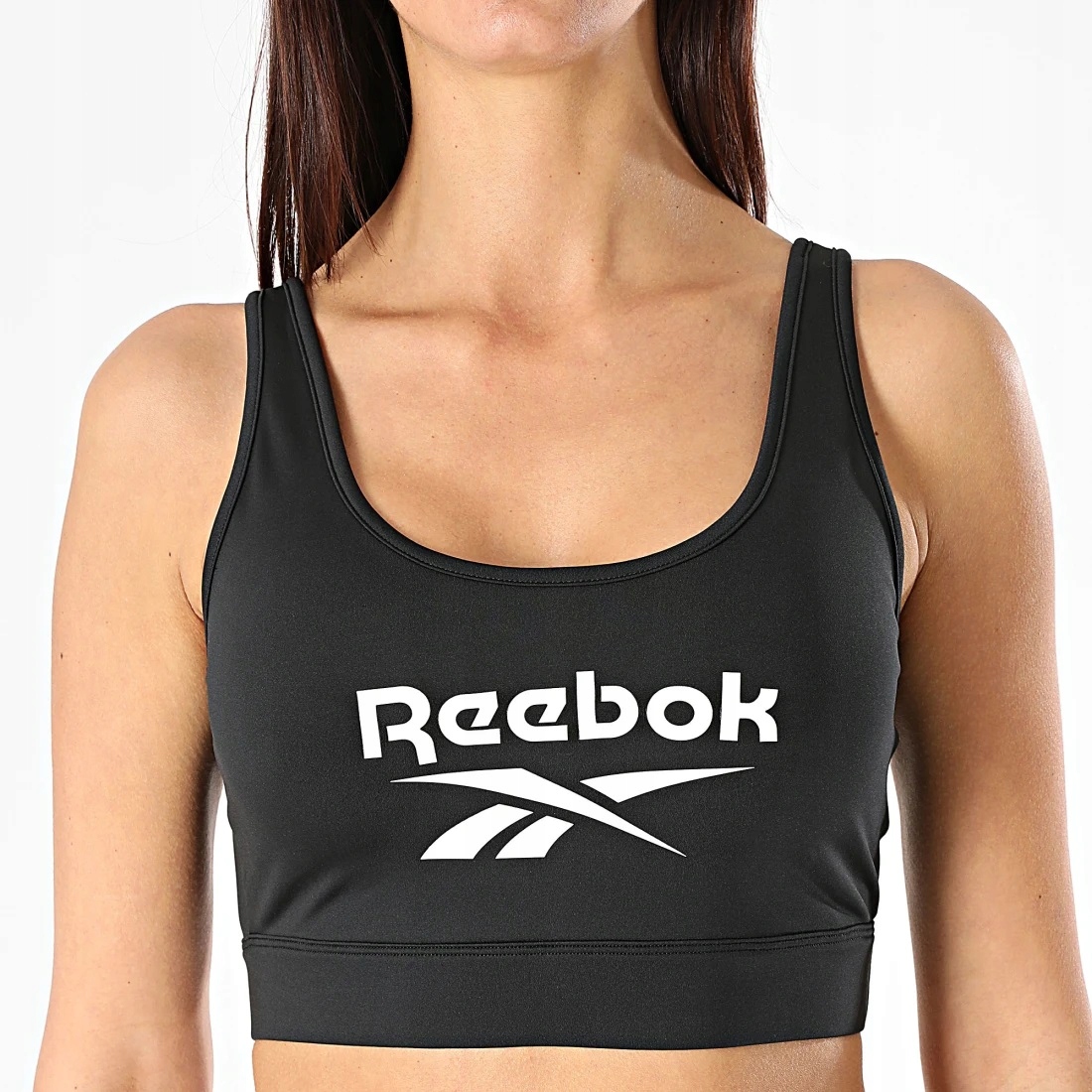 Stanik sportowy Reebok Vector Linear Logo FT8189