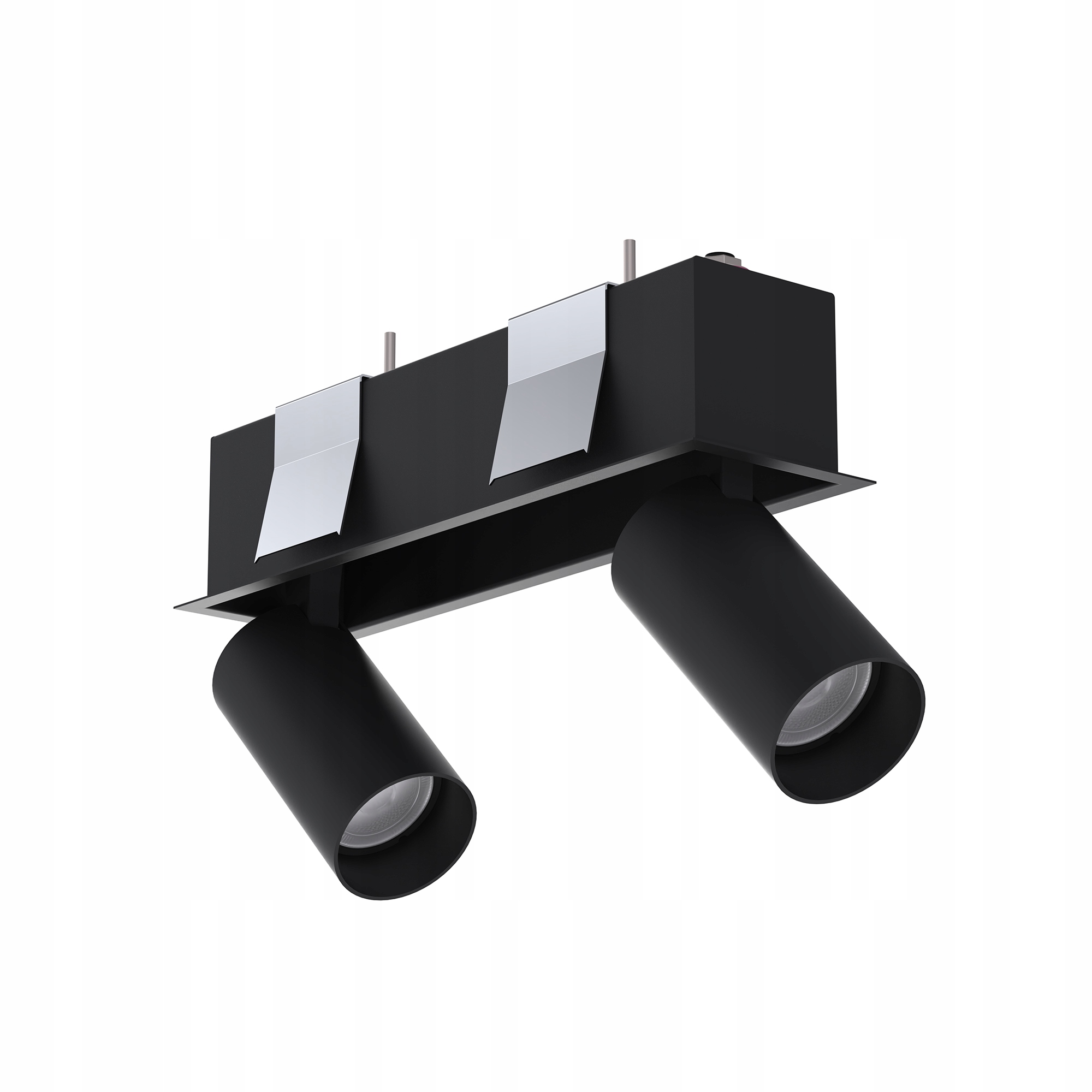 Stropný spot Nowodvorski Mono Deep 2xGU10 čierny, moderný, dĺžka 2 cm