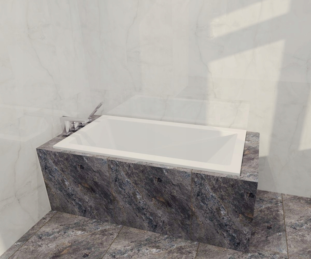 WANNA MODERN 140x70 BESCO + SYFON AUTOMAT! Dłuższy bok 140 cm