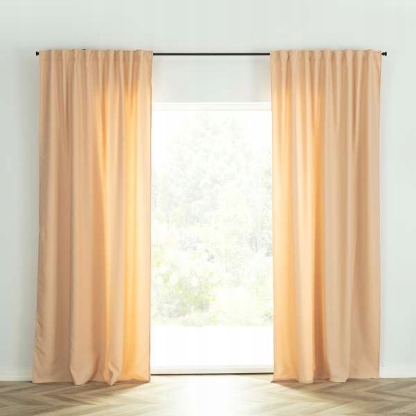 

Dekoria Zasłona Basic na taśmie140x260 wanilia beż