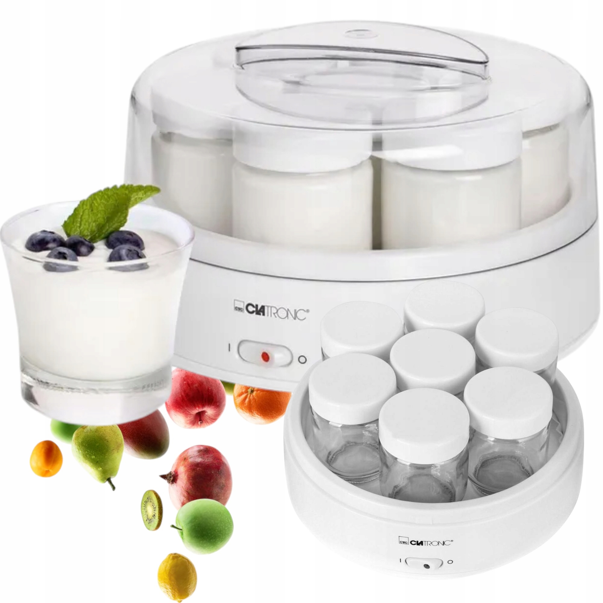 Jogurtownica Maszynka Do Robienia Jogurtu Domowy Jogurtu 7 Słoików Automat