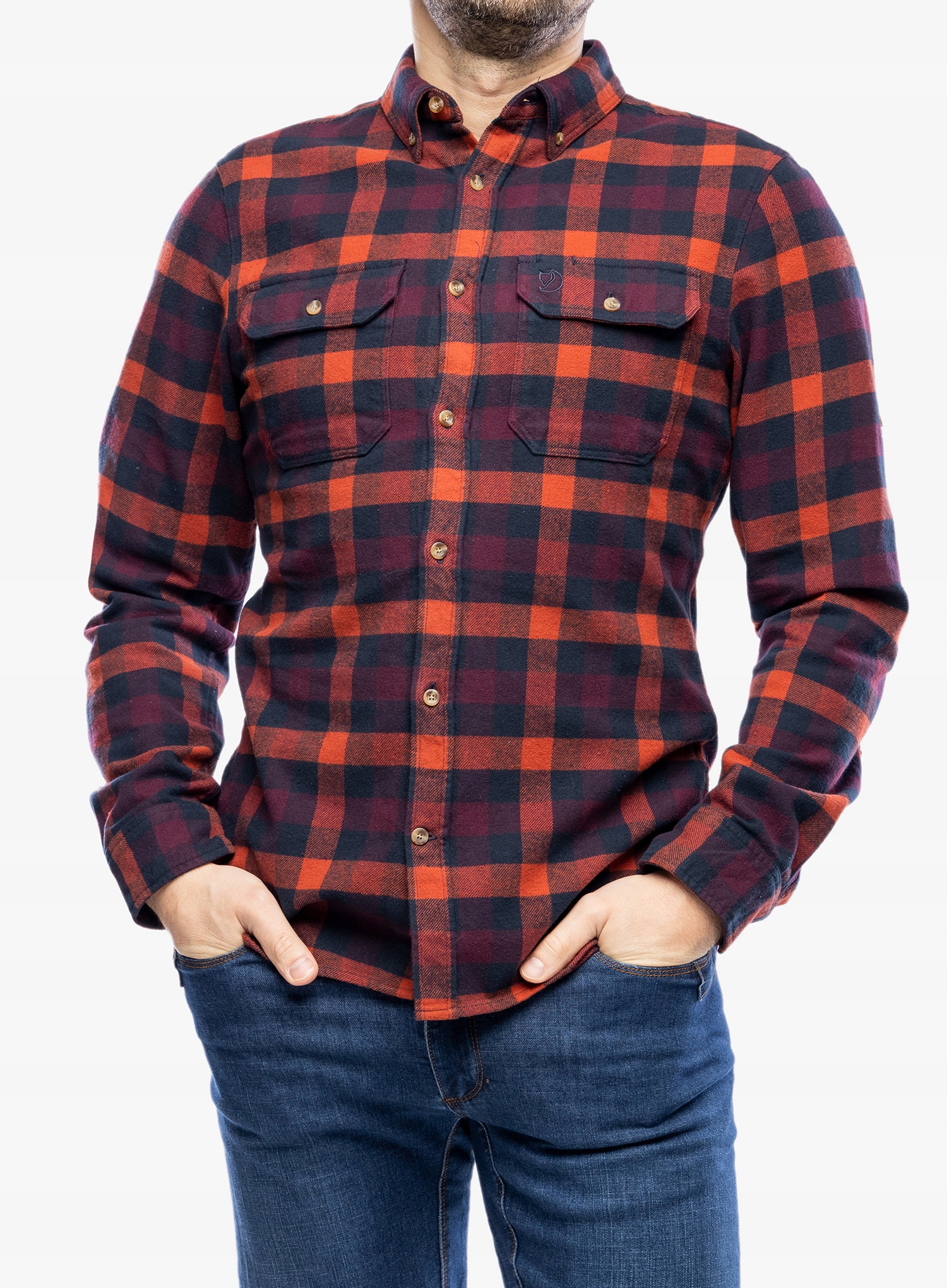 Koszula turystyczna Fjallraven Skog Shirt navy S