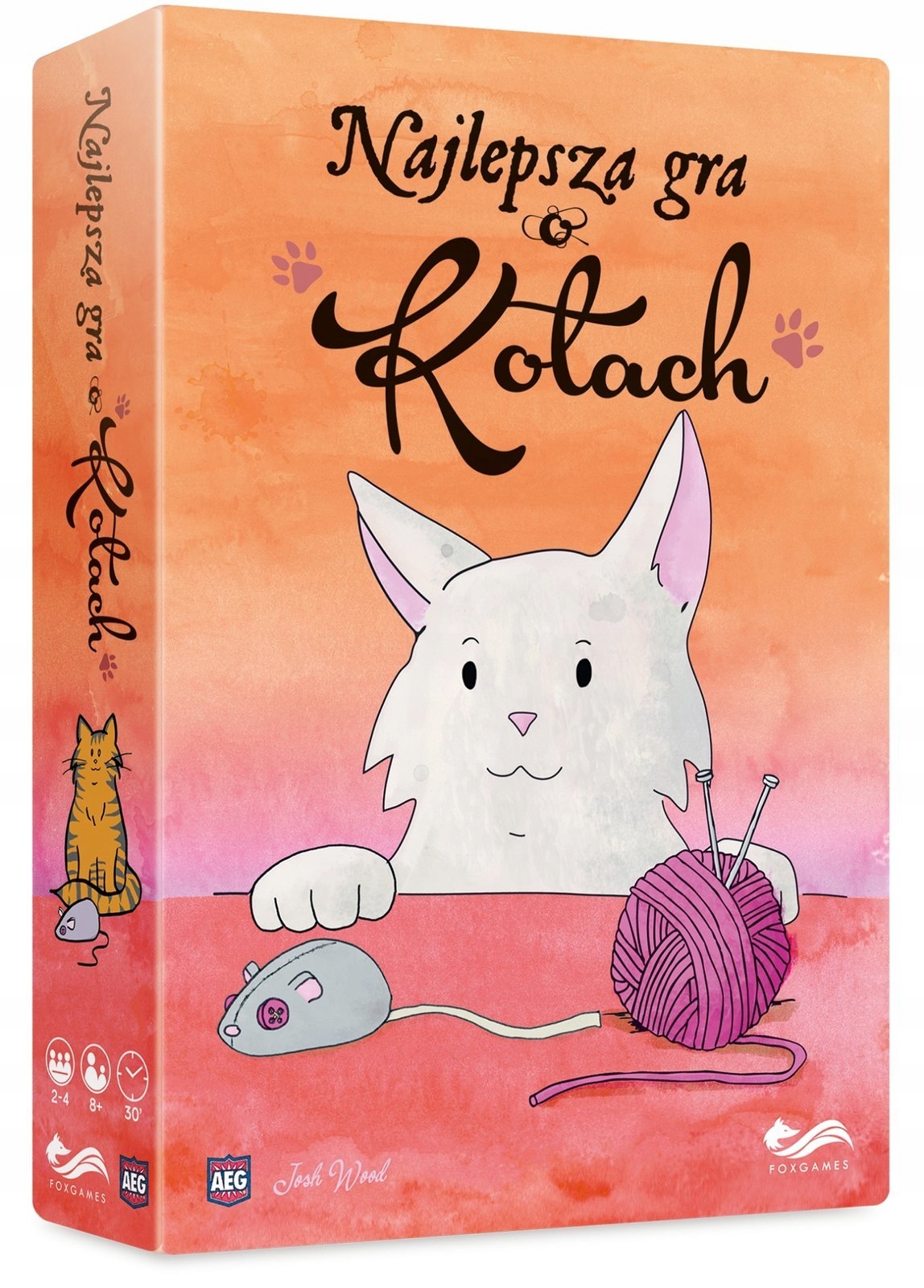 Najlepsza Gra O Kotach planszowa rodzinna Podstawa