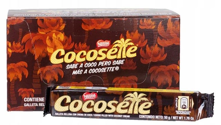 Cocosette Wafelek z kremem kokosowym 21x50g Nestlé
