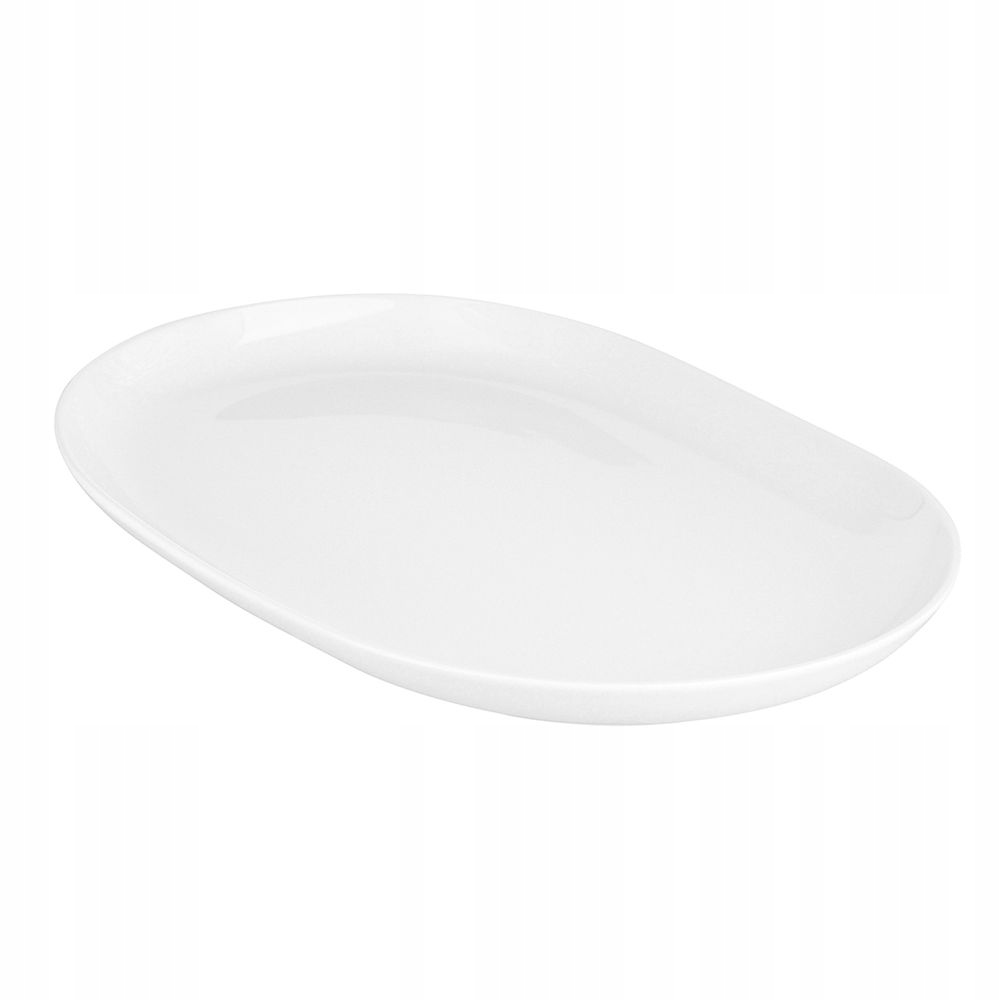 

Talerz owalny Półmisek na przekąski biały 33cm