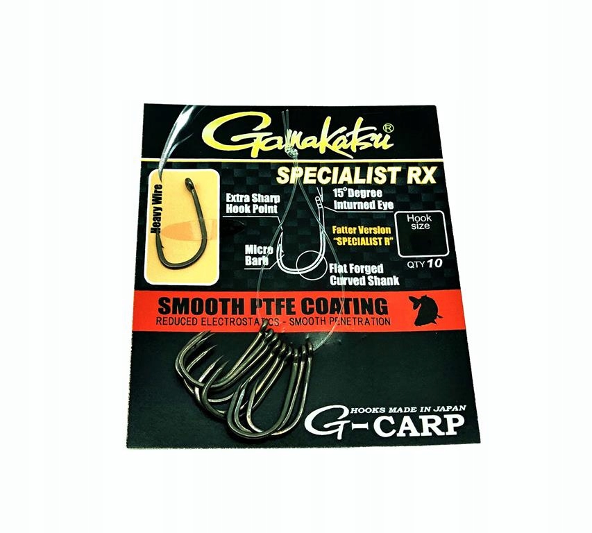 Haczyki Gamakatsu G Carp Specialist Rx #8