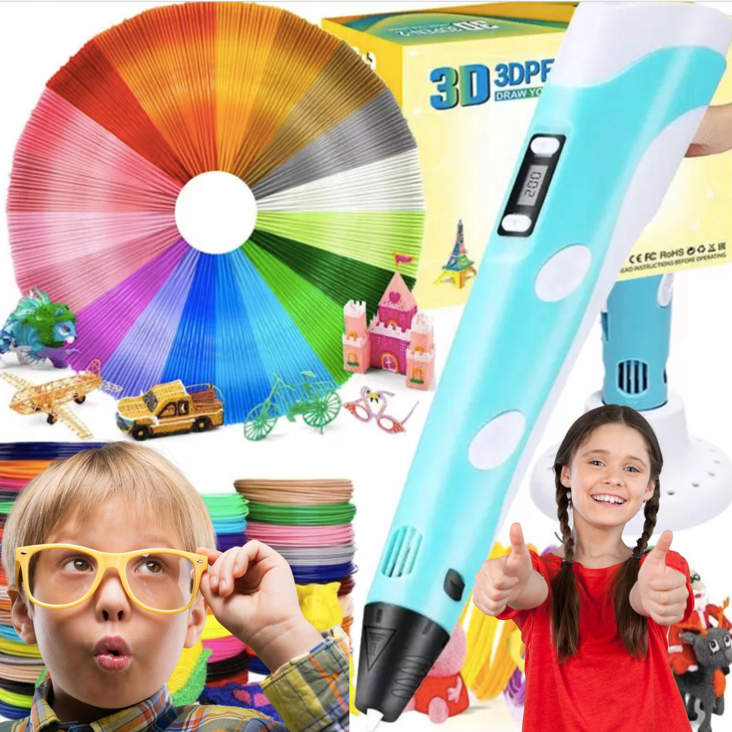 DŁUGOPIS 3D DRUKARKA 3D Magiczny