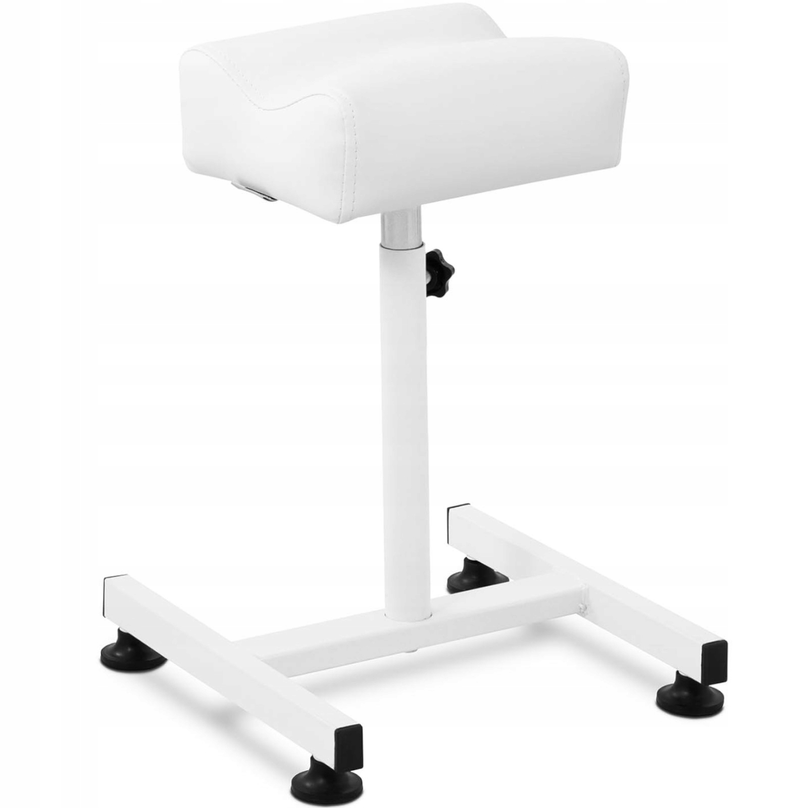Kosmetická podnožka pro pedikúru s nastavitelnou výškou do 67 cm až 80 kg bílá