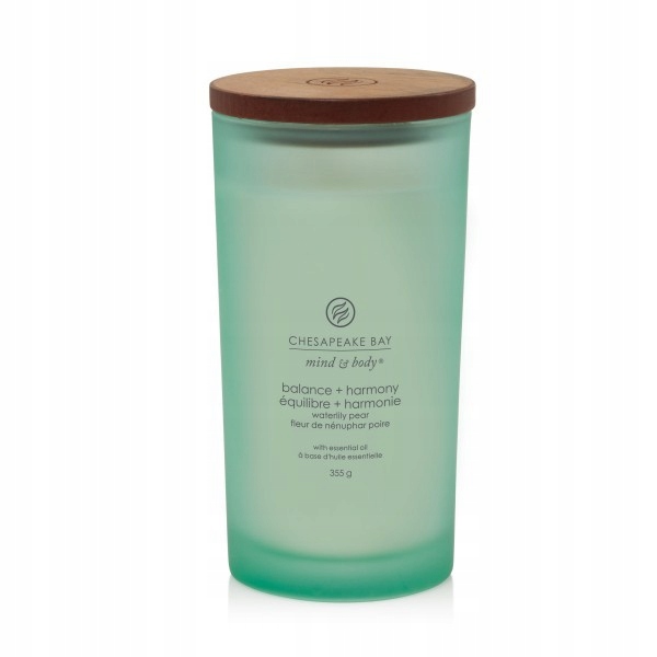 Velká svíčka Balance & Harmony (Waterlily Pear) Chesapeake Bay Candle