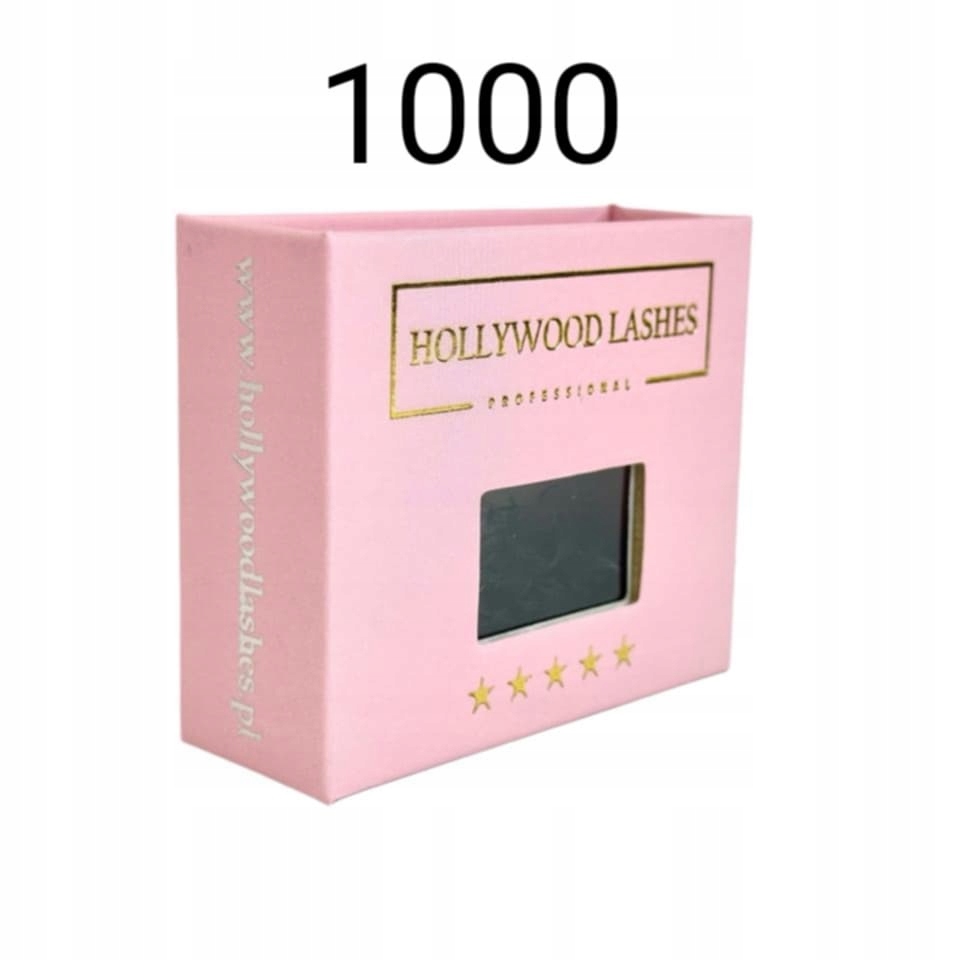 Hotové Vějířky 4D 0,07C 7MM 1000ks Hollywood Lashes