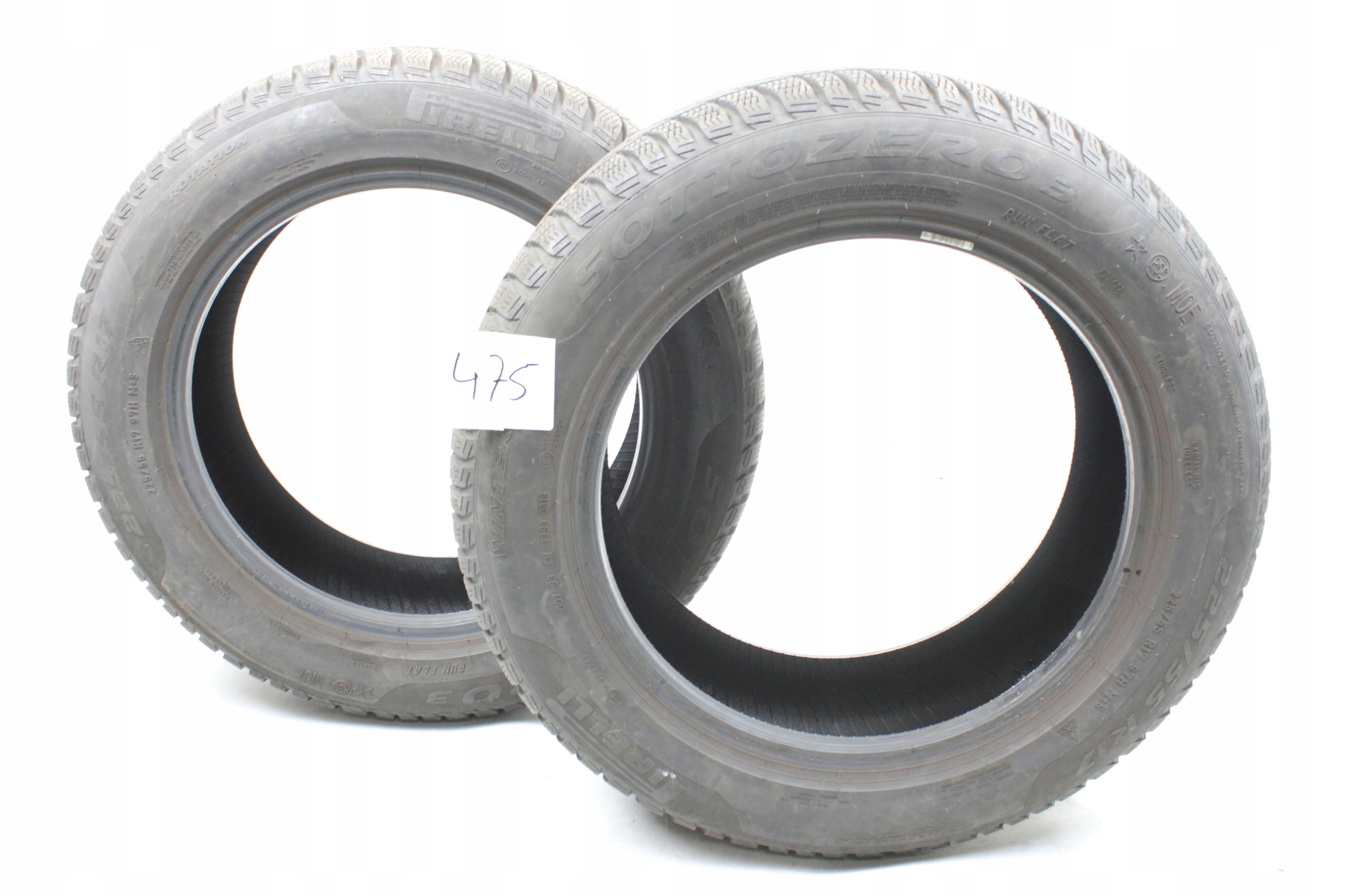 225/55R17 OPONY ZIMOWE PIRELLI SOTTOZERO 3 97H 2019r 7-7,2mm Model Winter SottoZero 3