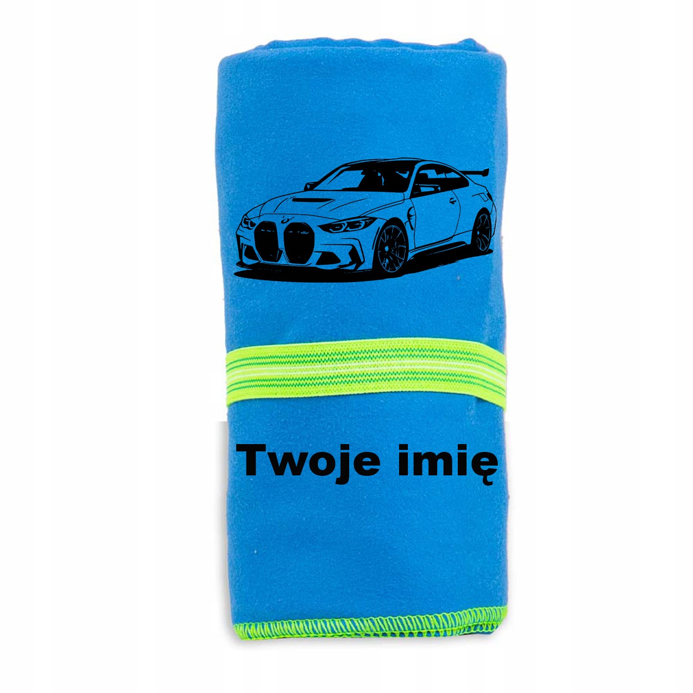 dla fana m4 personalizowany ręcznik z grawerem imię 72x90