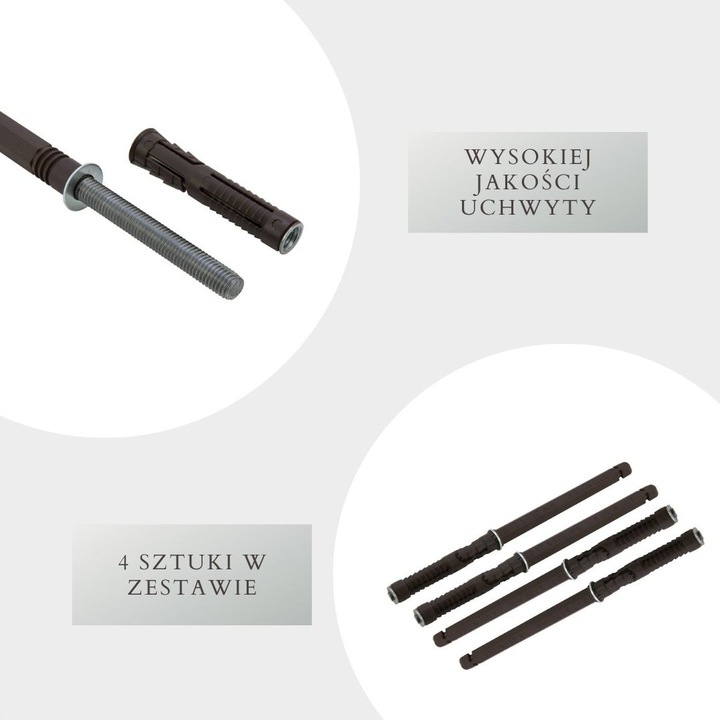 Półka ścienna samowisząca 2 szt Biel Alpejska Głębokość mebla 18 cm