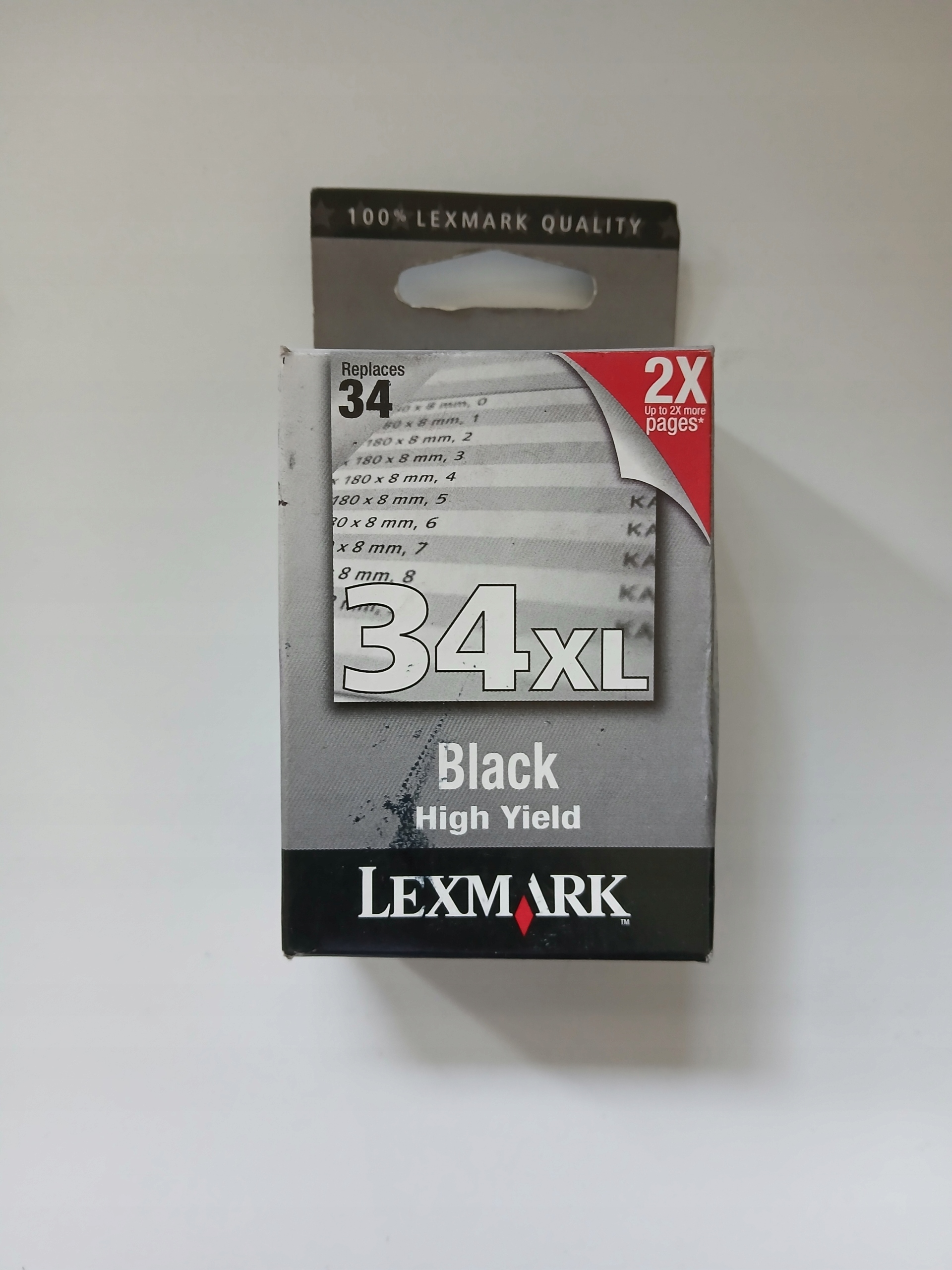 Inkoust Lexmark 34XL Black 18C0034E Originál