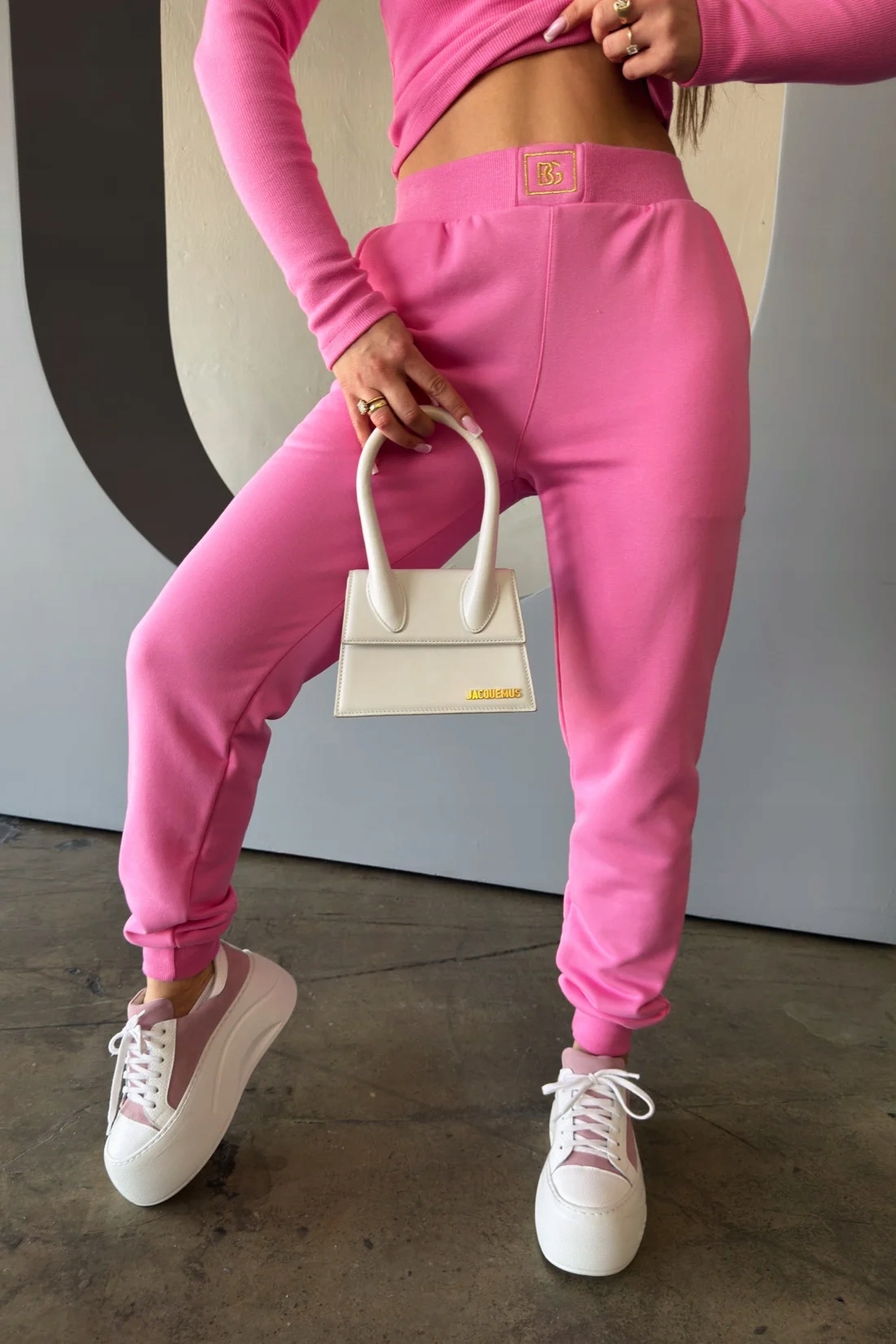 Dámské kalhoty Bg Foxy barbie růžová L