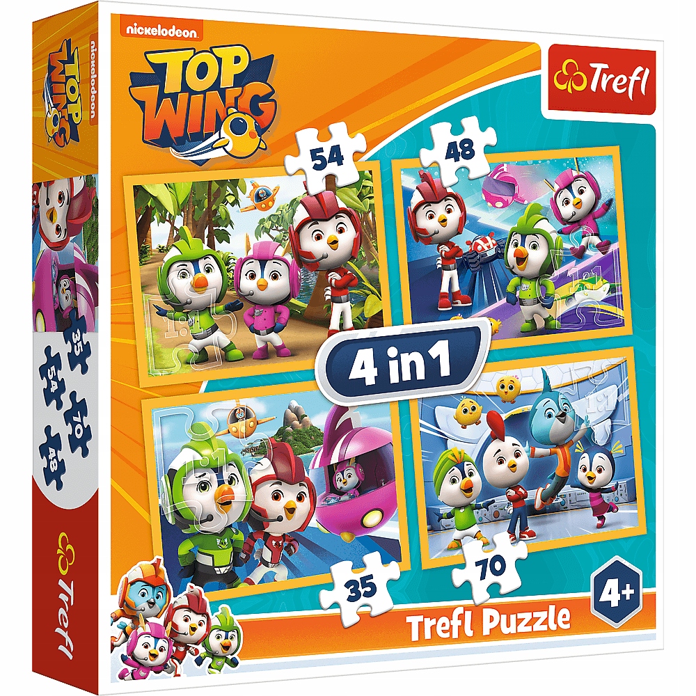 

Puzzle Wings Odlotowa paczka 4 w 1 Trefl