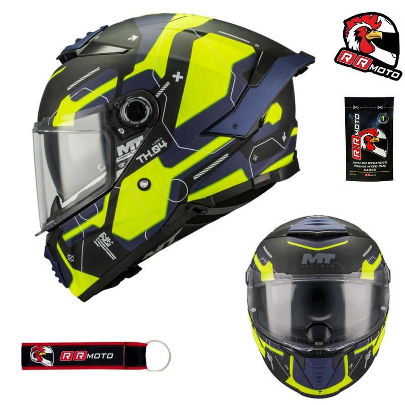Helma Mt Thunder 4 Sv Lumex Black/blue/yellow Fluo modrá žltá Darčeky