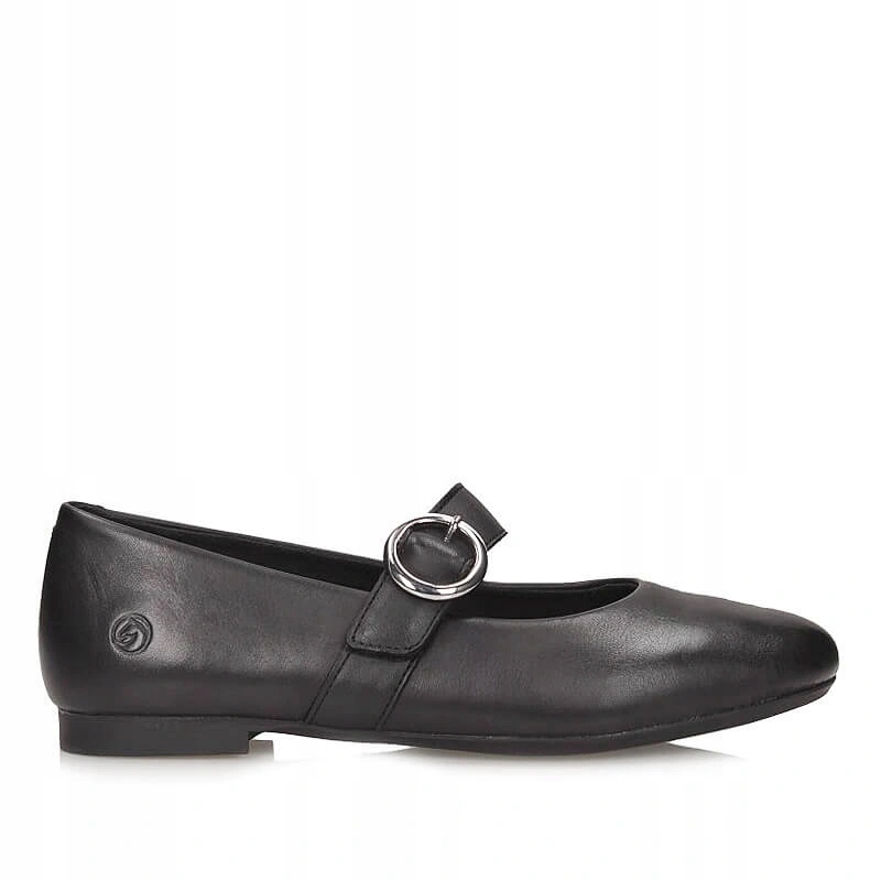 Baleríny Remonte D0K14-00 černé, modré, kožené