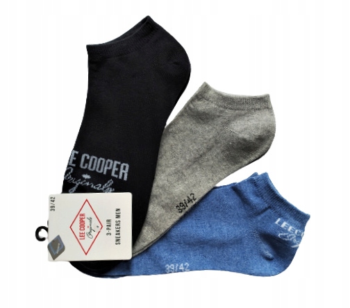 

Skarpetki stopki Lee Cooper 3Pak 37506 Blue 39/42
