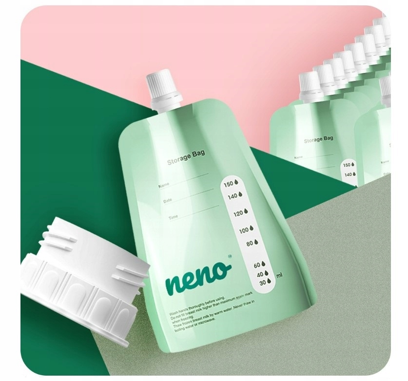 WORECZKI DO MROŻENIA POKARMU + ADAPTER 20SZT NENO Marka inna marka