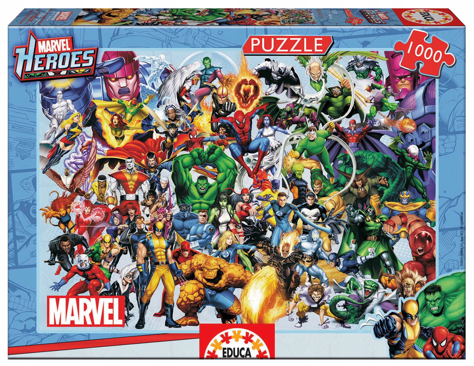 

Puzzle 1000 Superbohaterowie i złoczyńcy Marvela