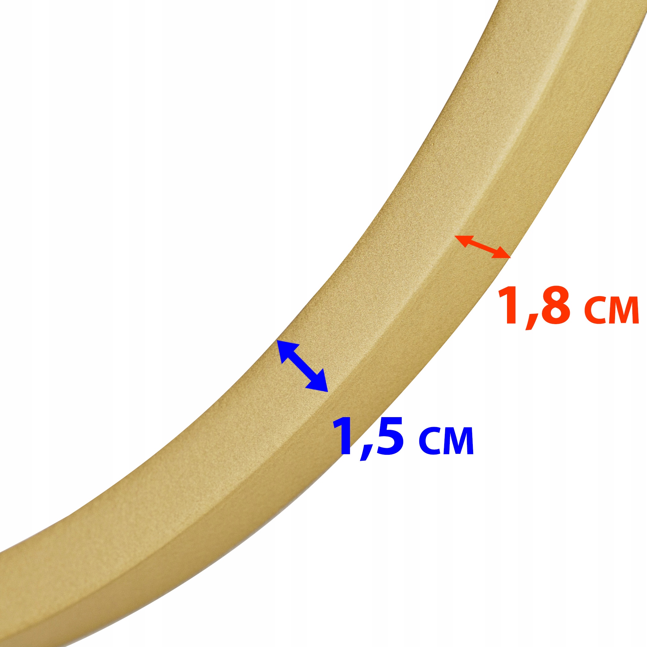 LUSTRO W ZŁOTEJ RAMIE 60 CM WISZĄCE DEKORACYJNE Typ lustra ścienne