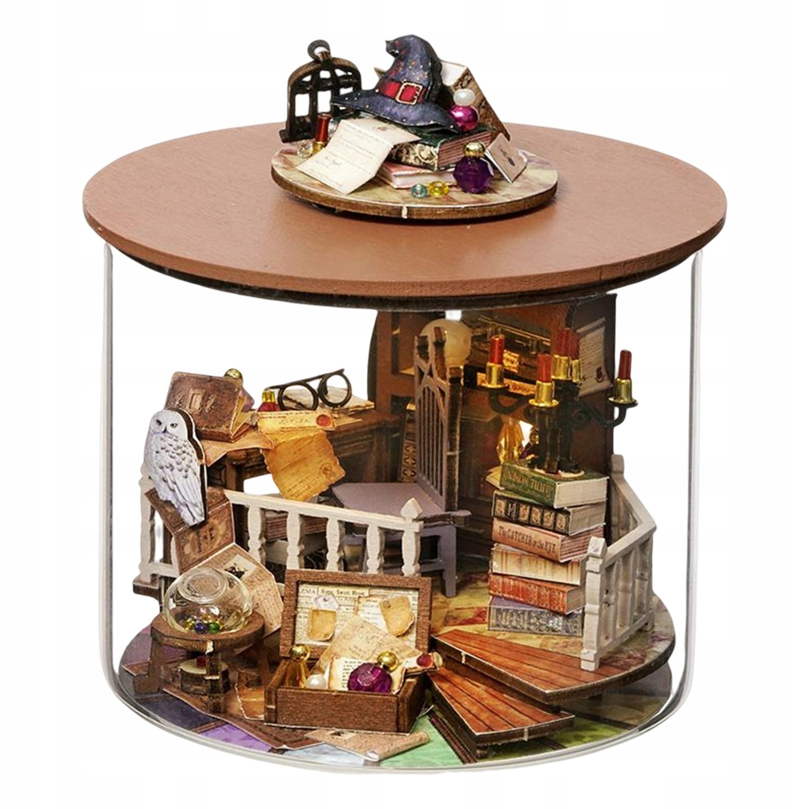 DIY 3D Miniaturowa Księgarnia Montaż