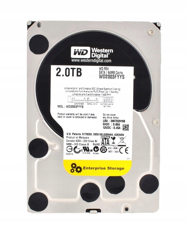 Wd Red Wd20efrx 2tb w Dyski HDD - Dyski i pamięci przenośne